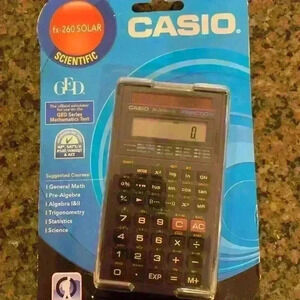 New Casio Fx-260 Solar Scientific Calculator